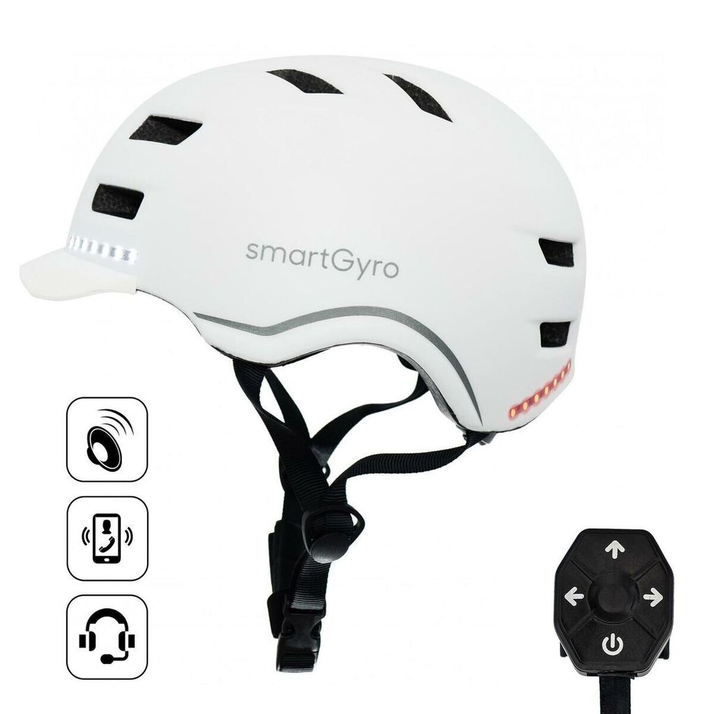 Smartgyro SMART PRO Elektroroller Helm Weiß