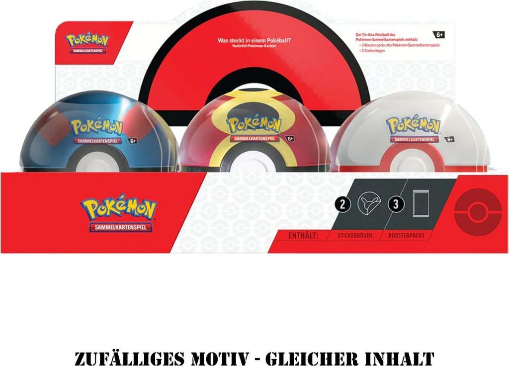 Scatola di latta Pokémon Pokéball Autunno 2025 (articolo Immagine del prodotto 