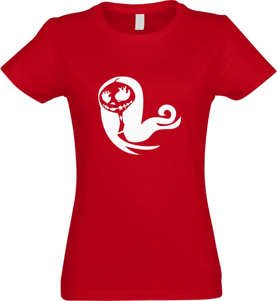 Kiwistar - T-Shirt tailliert - Damen - rot - Monster Girl Untot - mit Motiv Bedruckt - Funshirt Design - Sport - Freizeit - Damen - M