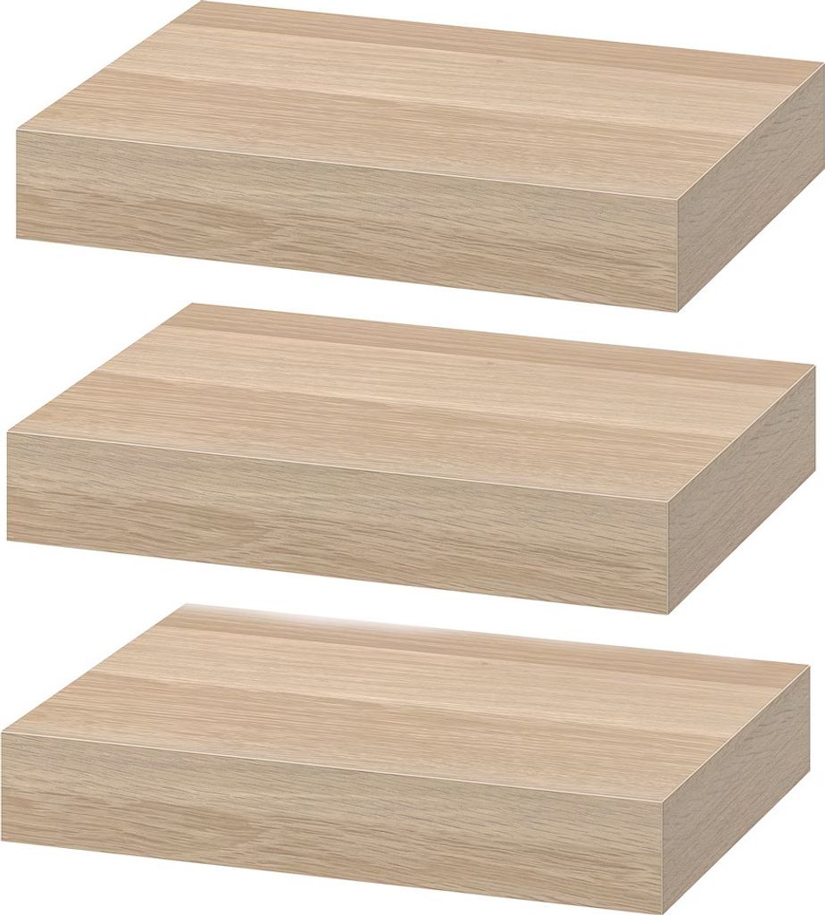 IKEA Wandregal Lack verdeckte Beschläge 30x26cm Dreisatz - Eiche