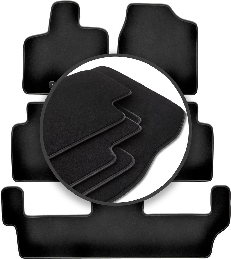 Premium-Fußmatten für: Chrysler Voyager V FL 7-Sitzer (2011-2016)