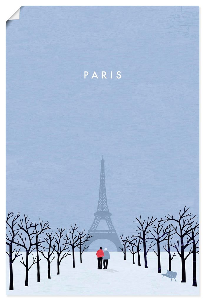 ARTland Poster Paris Größe: 20x30 cm