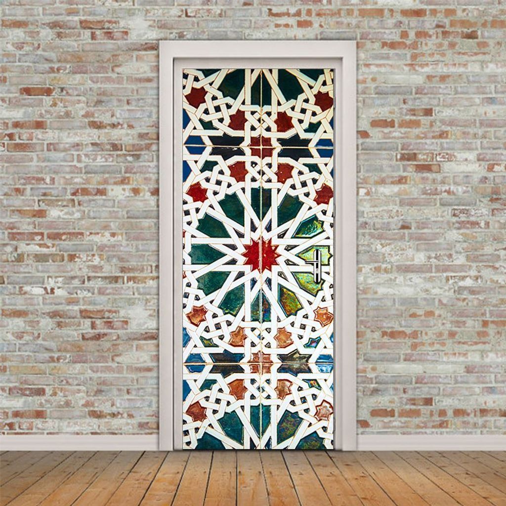 türdekoration Mosaik 200 x 88 cm PVC