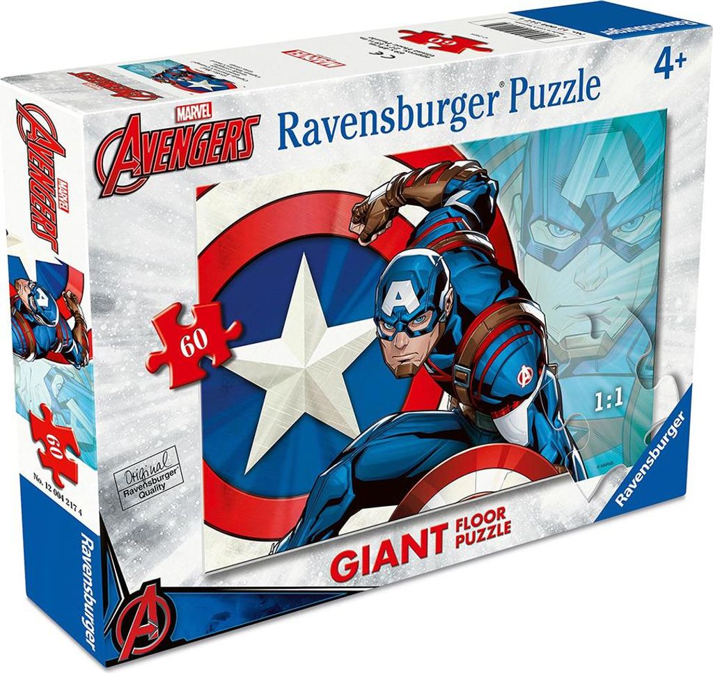 Ravensburger Captain America Puzzle 60 Stücke One Size