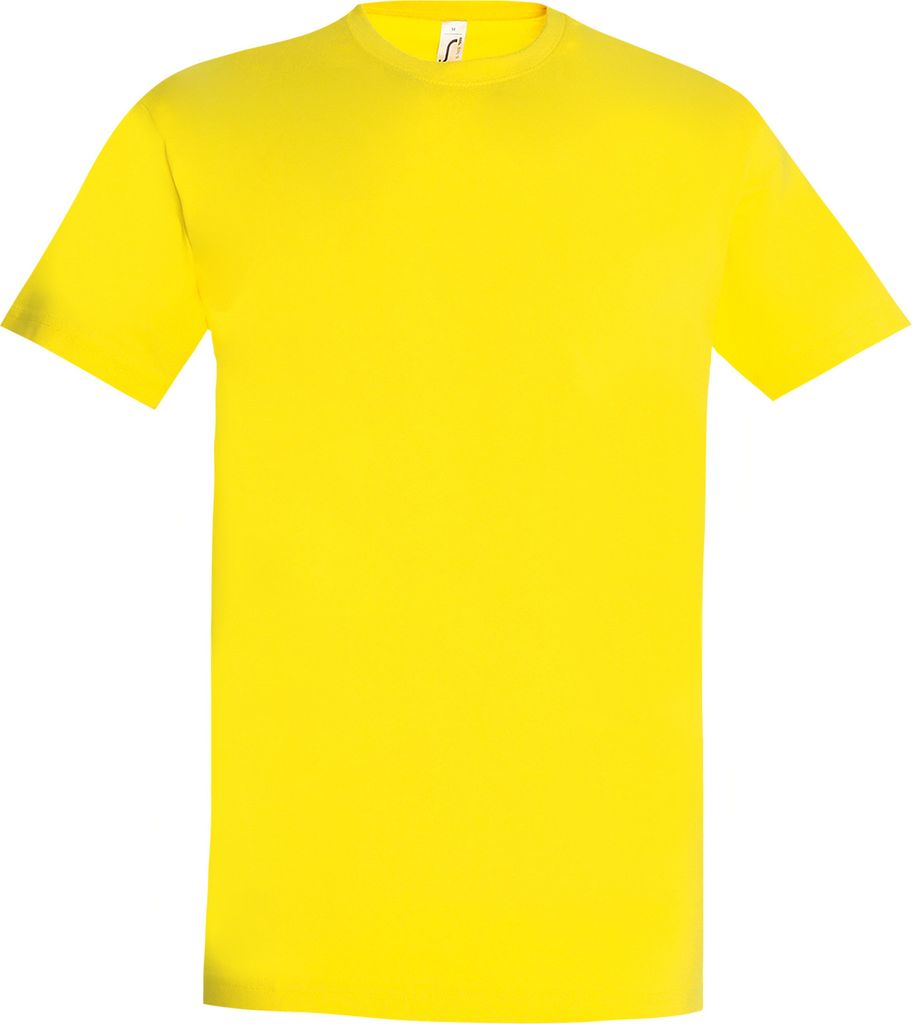 SOLS Imperial Herren T-Shirt, Kurzarm PC290 (XL) (Zitrone)