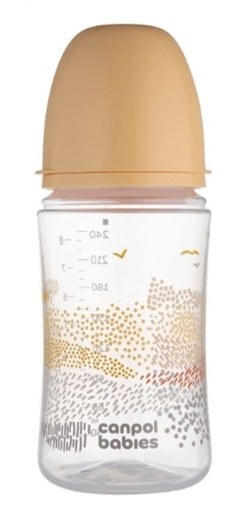 Canpol EasyStart Anti-Kolik-Flasche Berge 35/243 beige 3M+, 240ml