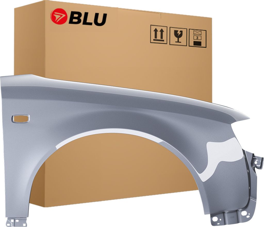BLU Parafango compatibile con Audi A4 B6 LY7H Destra Silber Immagine del prodotto 