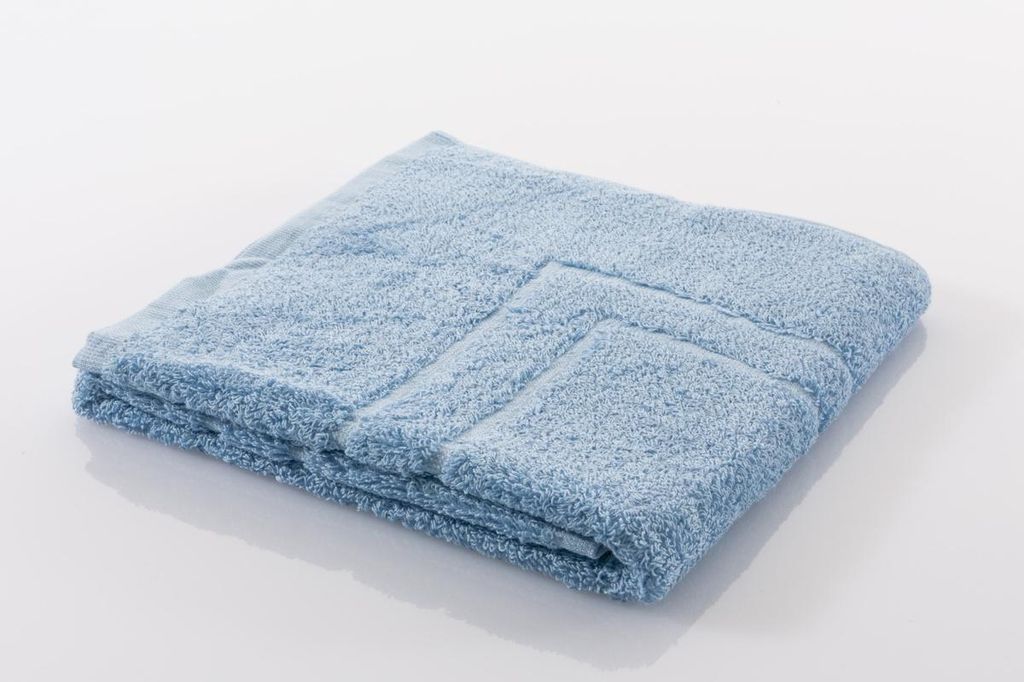 Gözze Frottierserie Sylt uni taubenblau Handtuch 50 cm x 100 cm