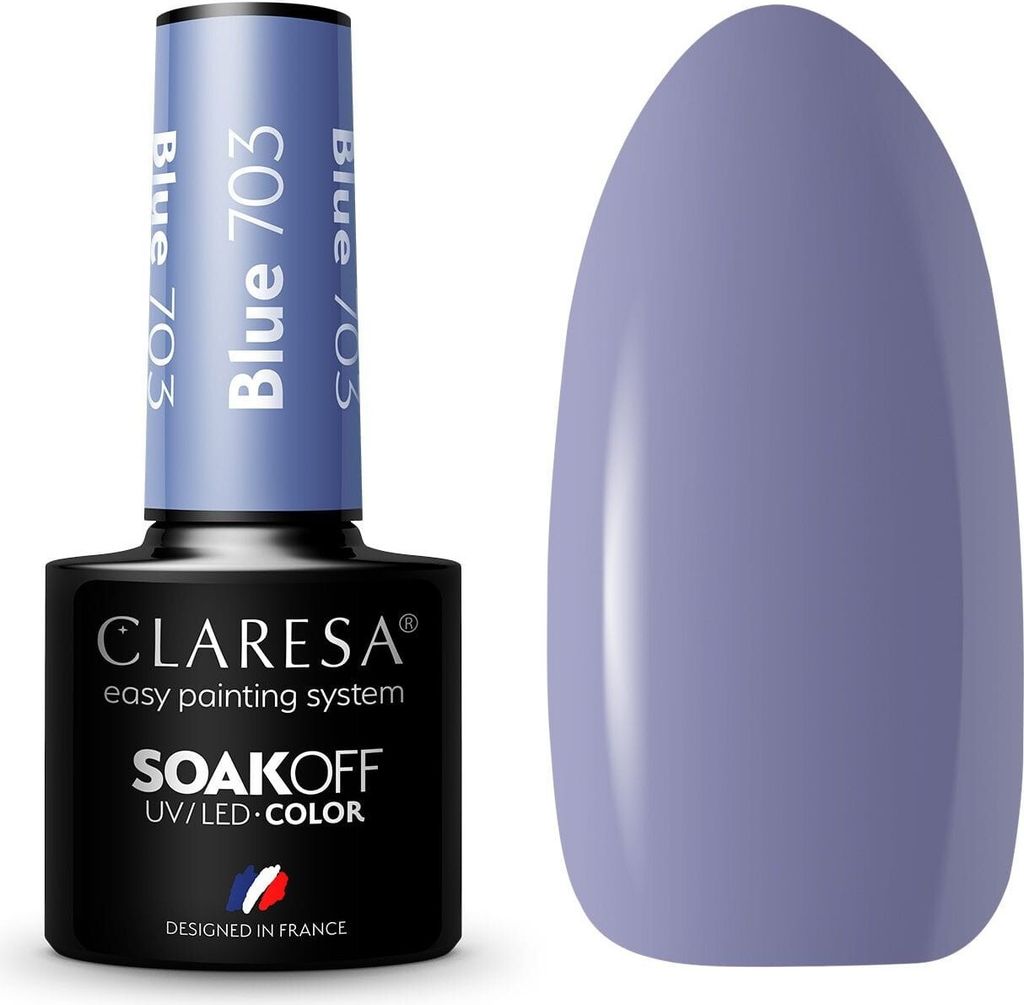 CLARESA Hybrid-Nagellack BLAU 703 - 5g