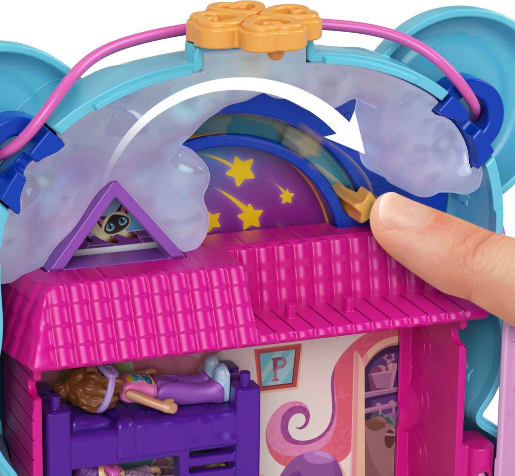 Taška s medvedíkmi Polly Pocket Sleepover, vrátane 2 Obrázok produktu 6
