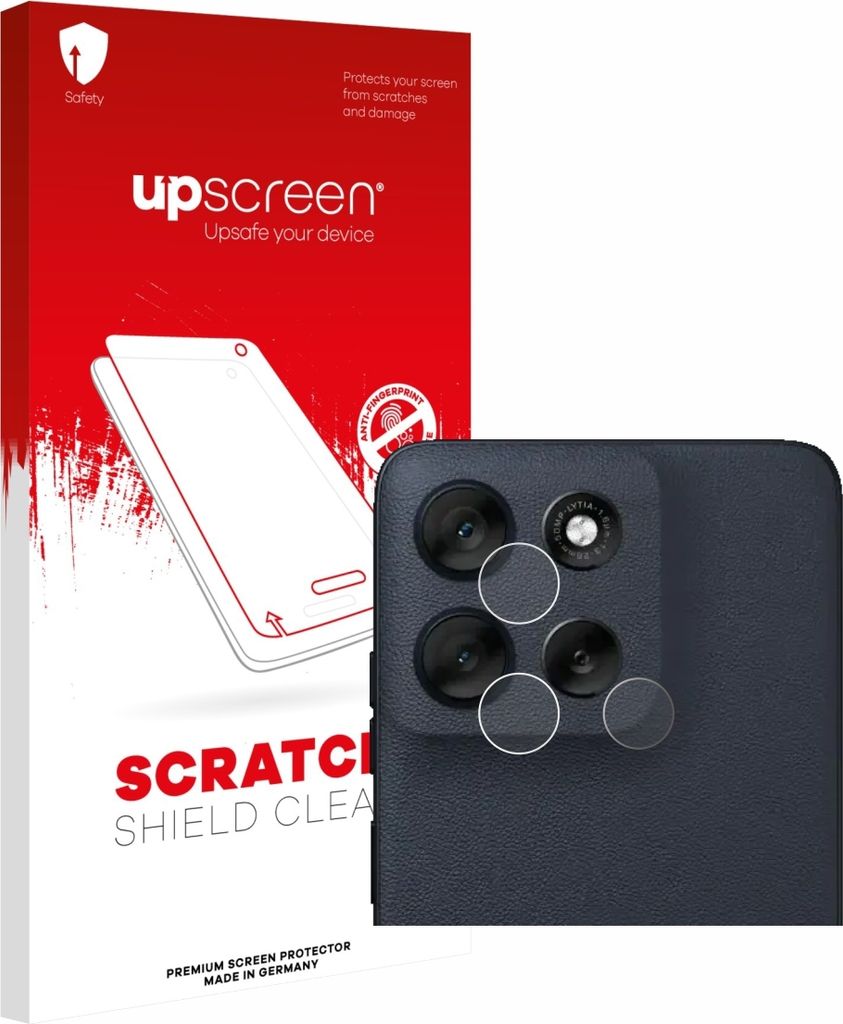 upscreen Schutzfolie für Motorola Moto G56 (NUR Kameraschutz) Displayschutz Displayschutzfolie Folie Klar Transparent