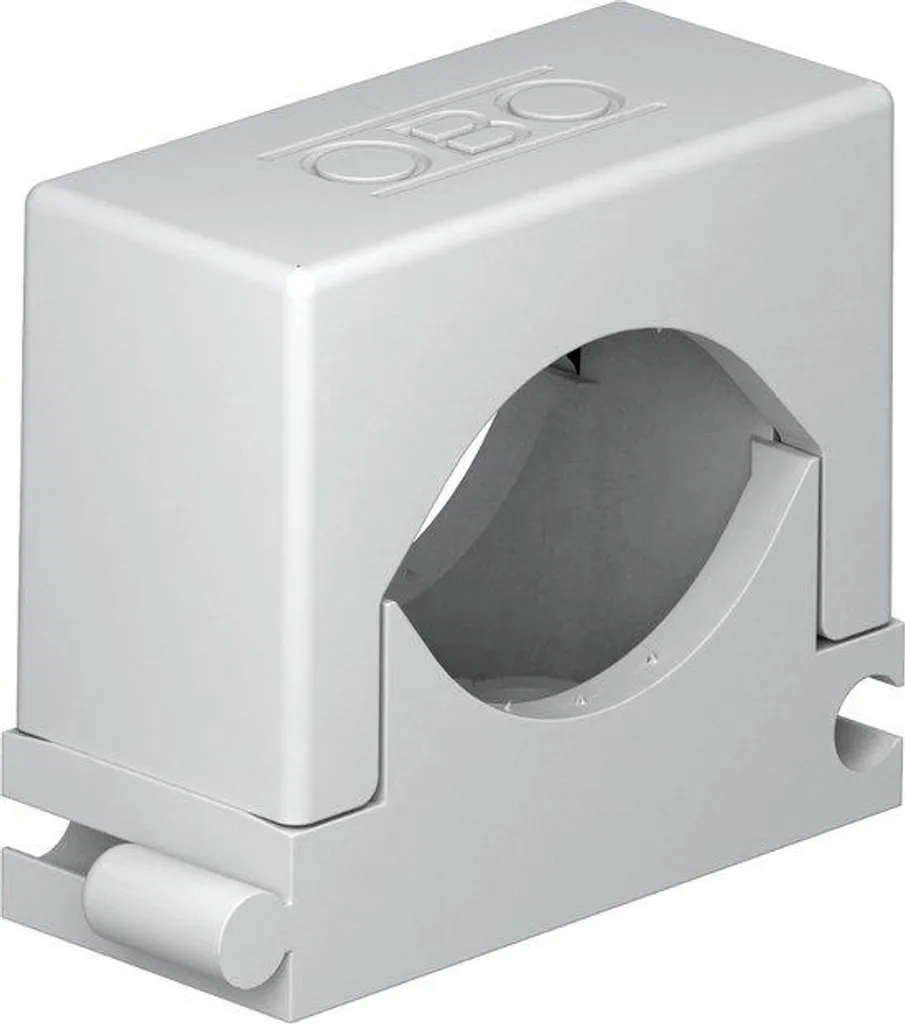 Attache tube à pression OBO 27-43 mm pour gaine électrique RAL 7035 gris