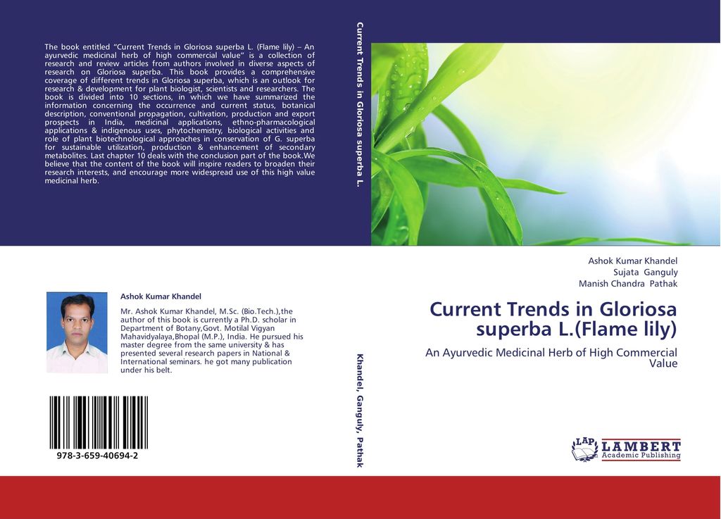 Current Trends in Gloriosa superba L.(Flame lily)