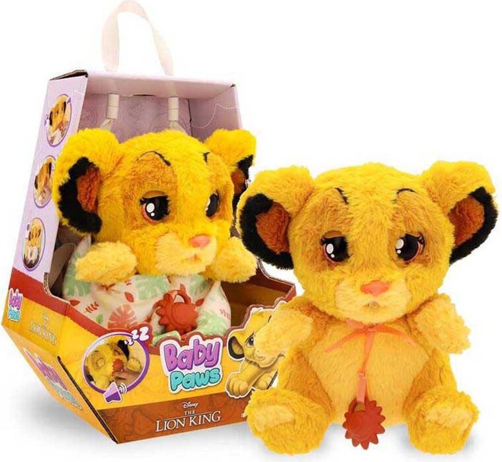 IMC Toys Baby Paws Disney Simba, Löwe, 1,5 Jahr(e), Interaktiv, AAA, Akkus/Batterien enthalten