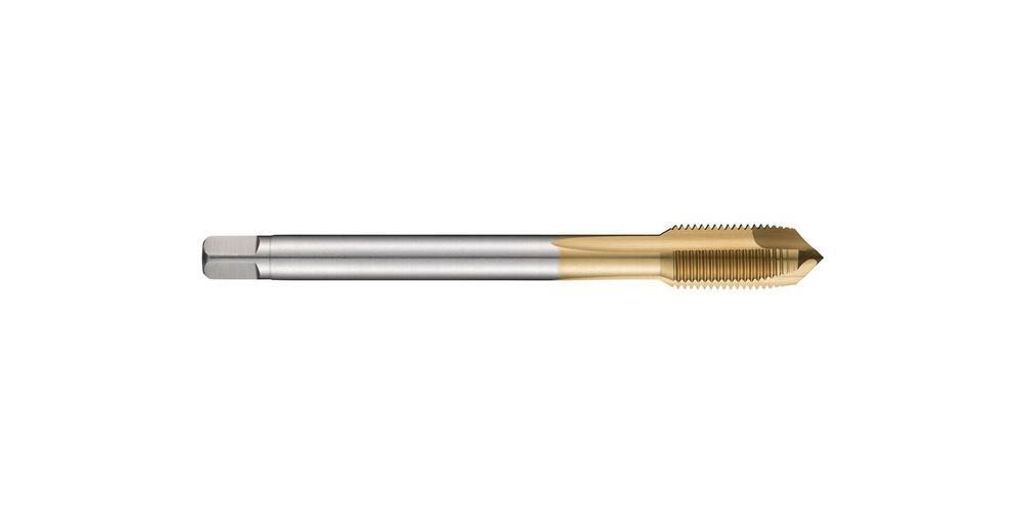Maschinengewindebohrer DIN 374B EP10TIN MF10x1.25mm HSS-E-PM TiN 2,5XD 6H
