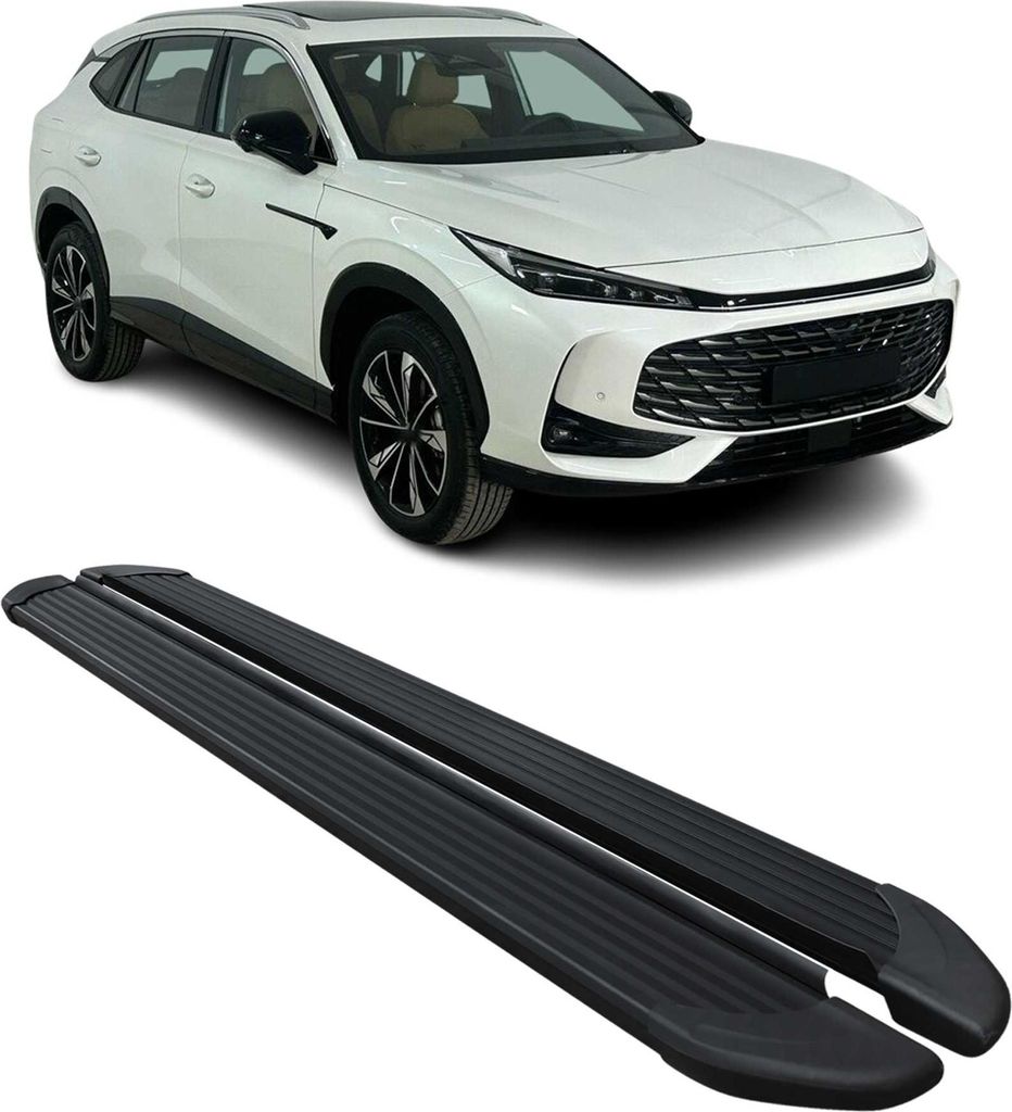 2024-2025 MG HS II Marchepieds Latéraux pédale Alu Noir Image du produit 