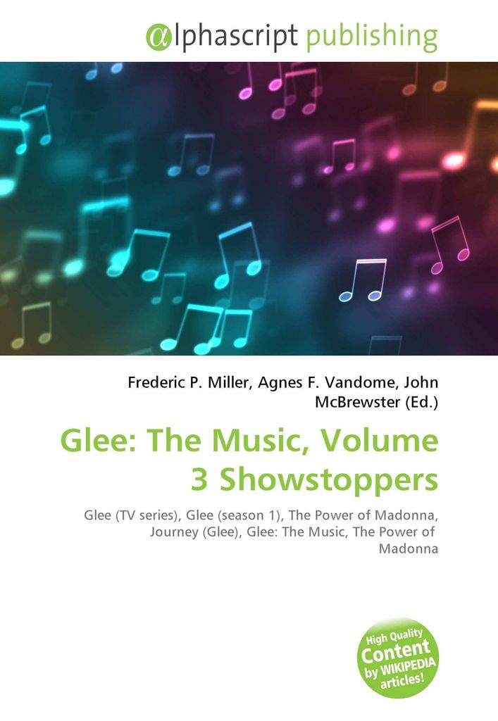 Glee: The Music, Volume 3 Showstoppers