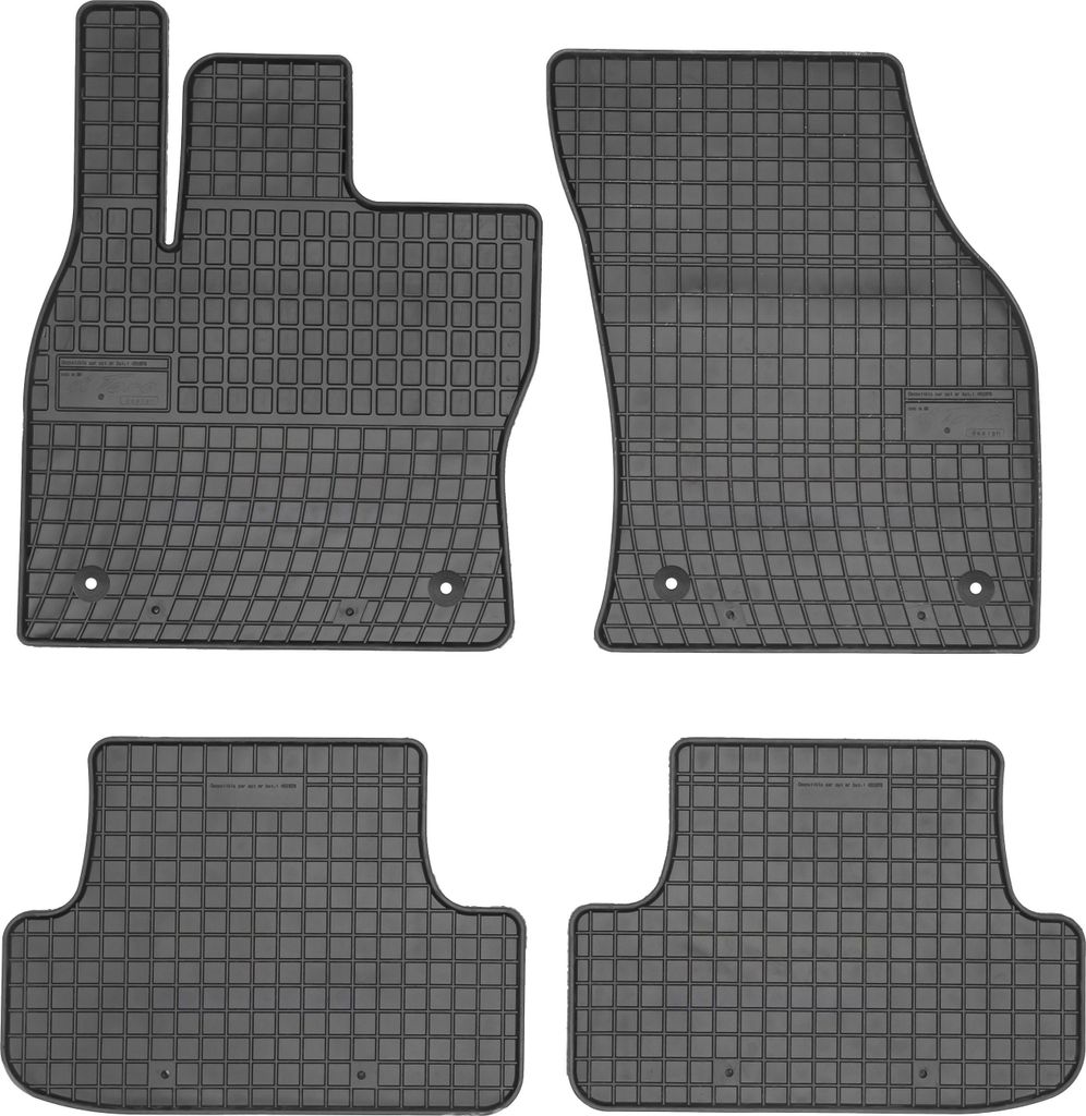 Audi Q2 Gummimatten (2016-) mit MAX-DYWANIK Clips