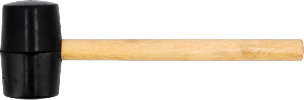 Gummihammer mit Holzstiel, 450 g, ø 55 mm, Fliesenleger Produktbild 