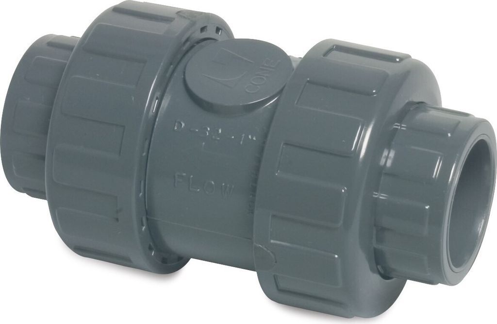 PVC - U Rückschlagventil 50 mm Klebemuffe