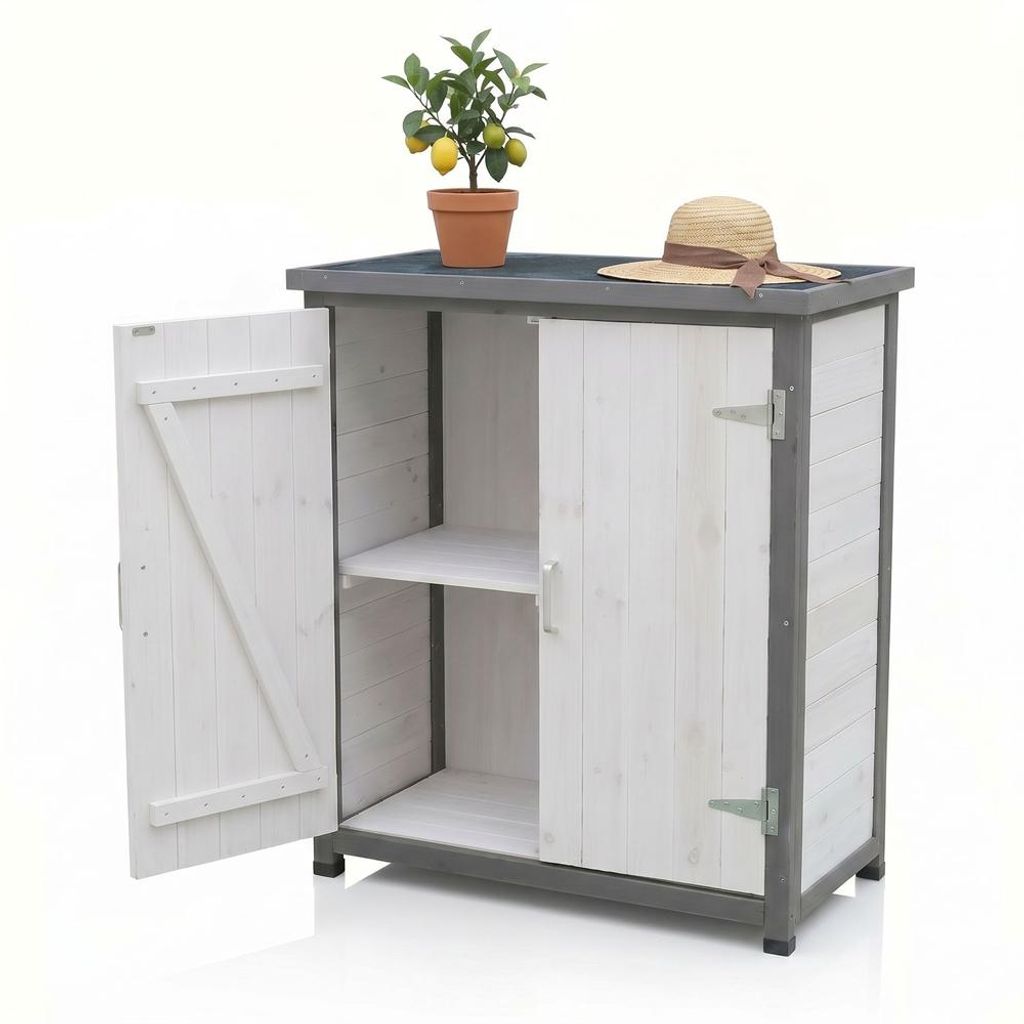 Mucola Geräteschrank Gerätehaus Gartenschuppen Schrank Produktbild 