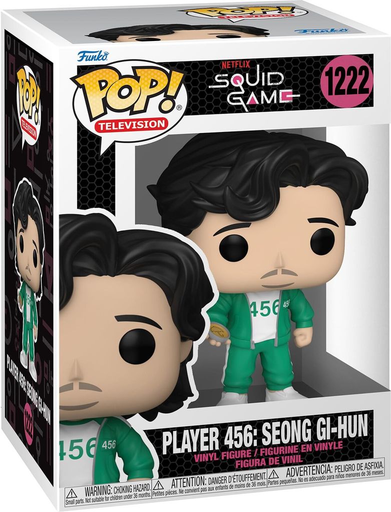 Netflix Squid Game - Player 456: Seong Gi-Hun 1222 - Funko Pop! - Vinyl Figur