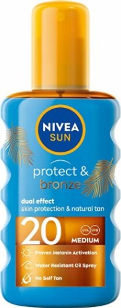 Nivea Sun Protect & Bronze Sonnenschutzöl SPF 20 200 ml