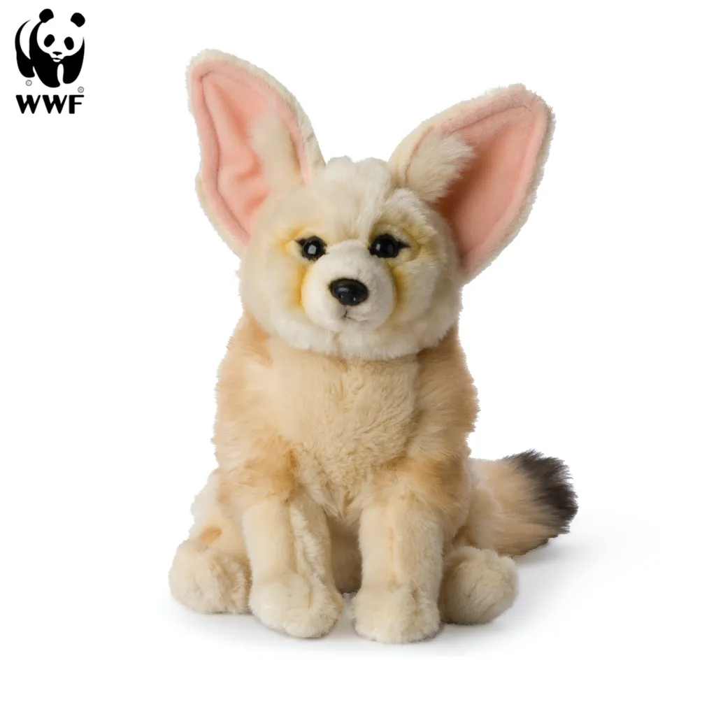 Peluche Fennec 25 cm WWF Idée Cadeau Anniversaire Enfant Thème Animaux