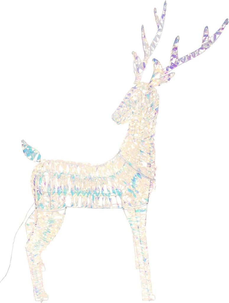 LED-Rentier Rainbow warmweiß 960 LEDs 136 cm Timerfunktion Produktbild 
