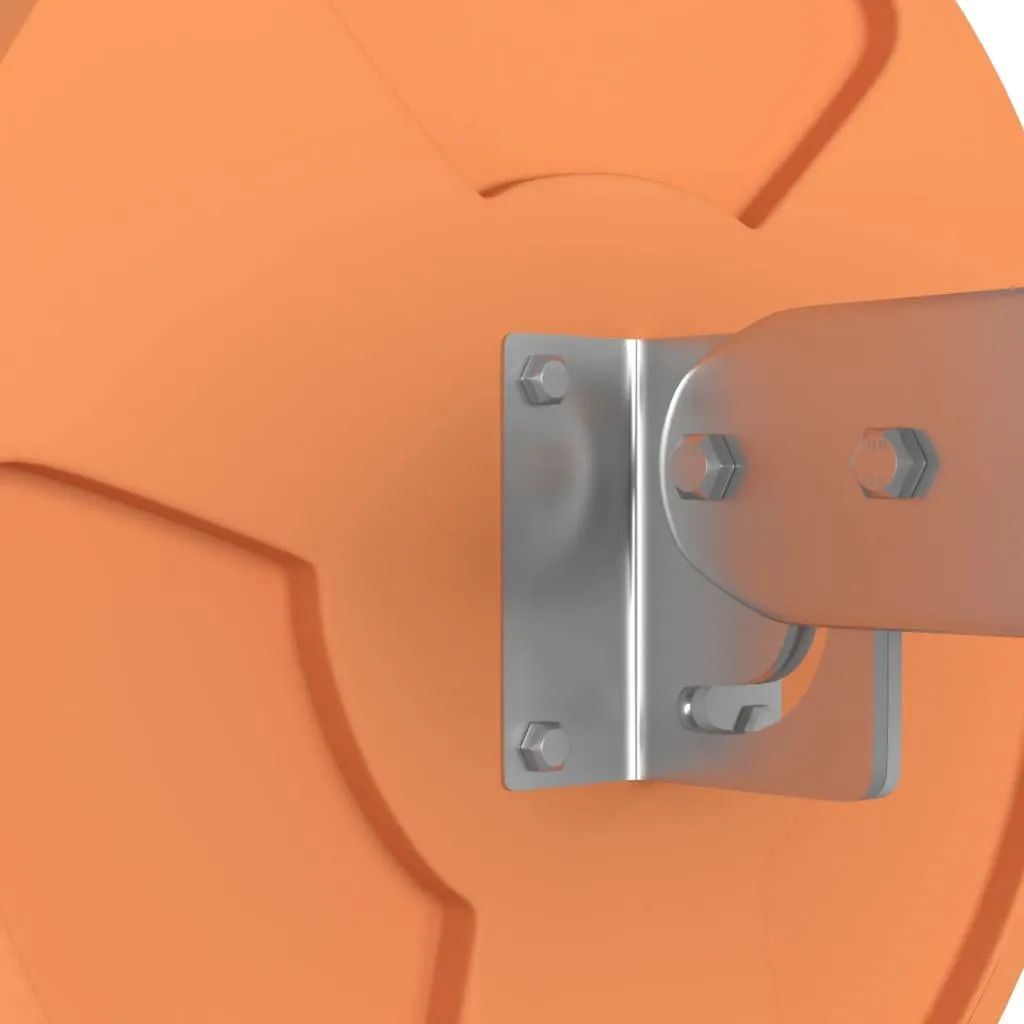 vidaXL Miroir de Circulation Convexe Orange Ø30 cm en Polycarbonate - 6