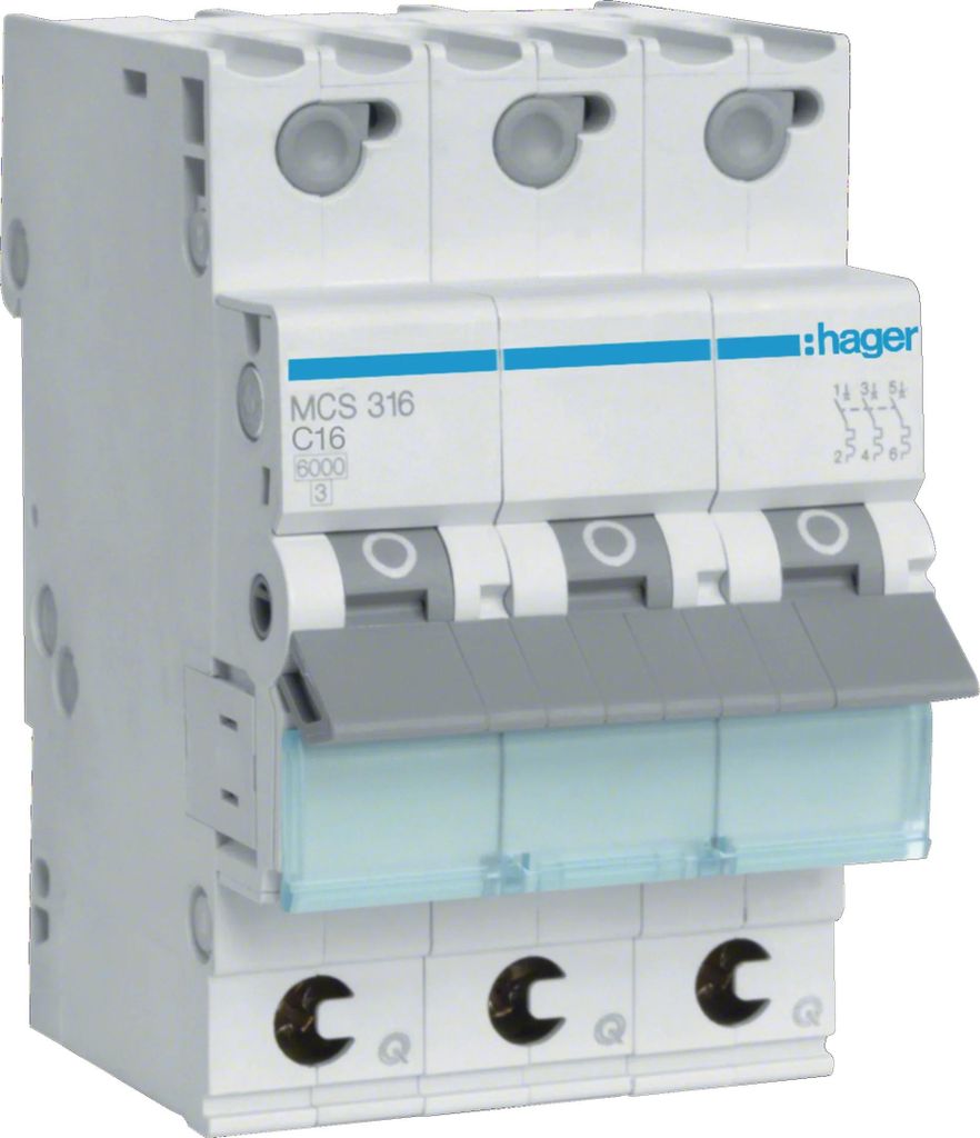 Hager MCS 316 Leitungsschutzschalter Produktbild 