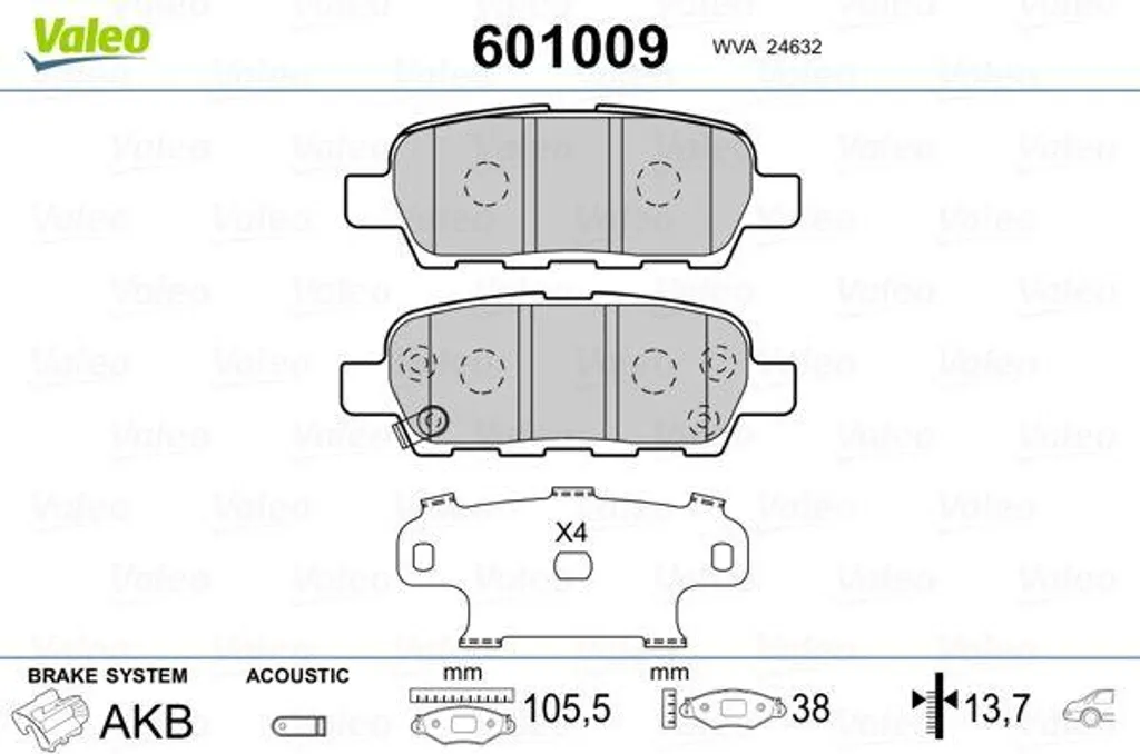 Supprimez les Bruits de Freinage : Plaquettes Valeo 601009 pour Juke