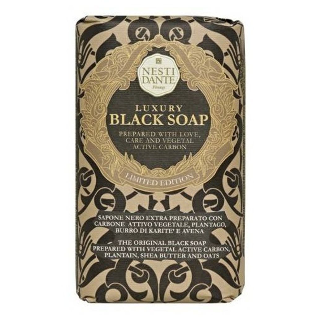 Nesti Dante Luxury Soap Mydło czarne 250 g Zdjęcie produktu
