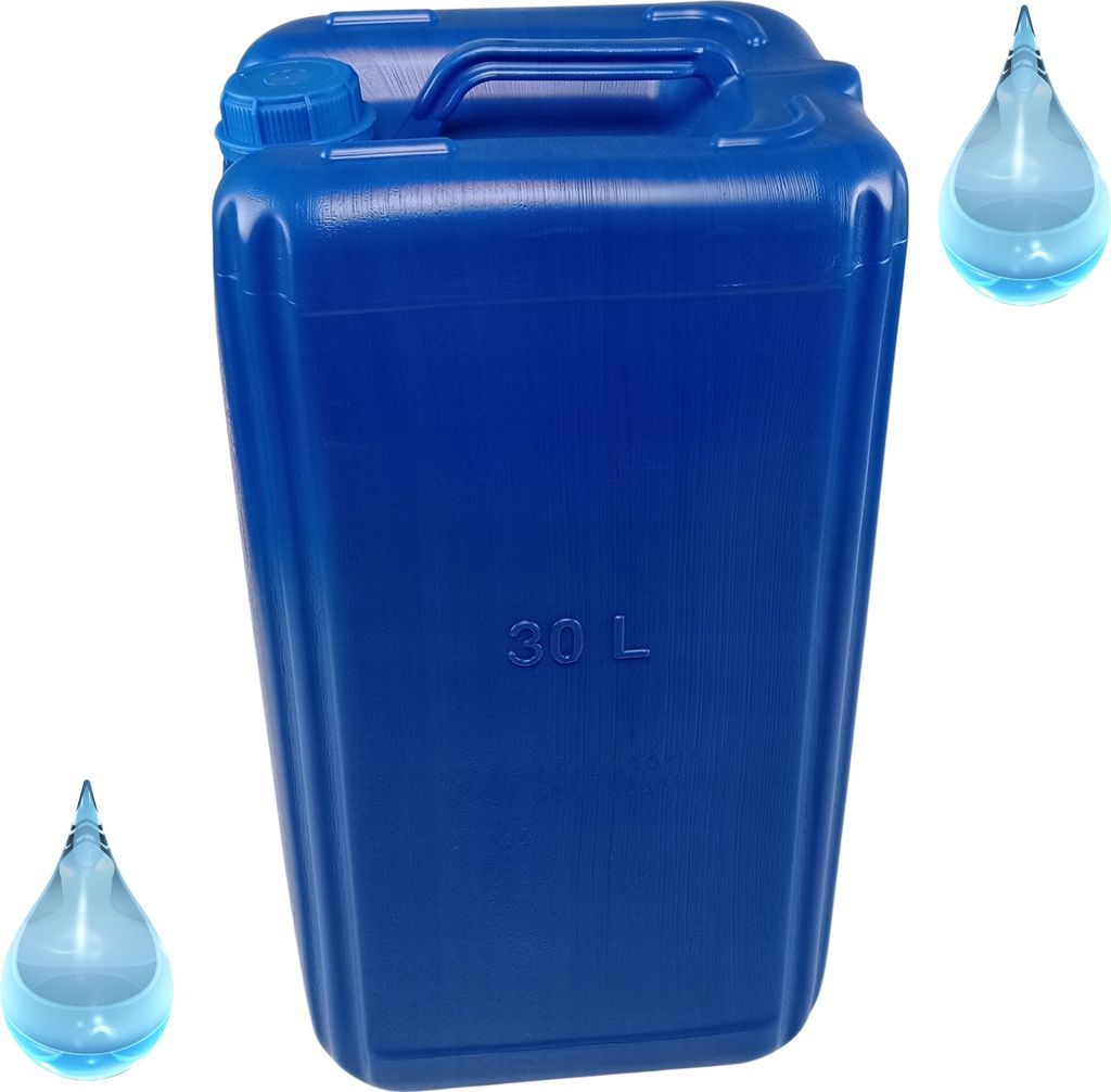Wasserkanister 30l aus Kunststoff, Wassertank HDPE Produktbild 