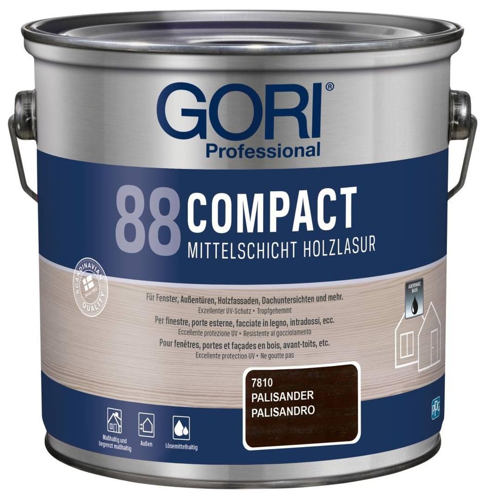 GORI Professional 88 COMPACT, Mittelschicht-Holzlasur, Produktbild 