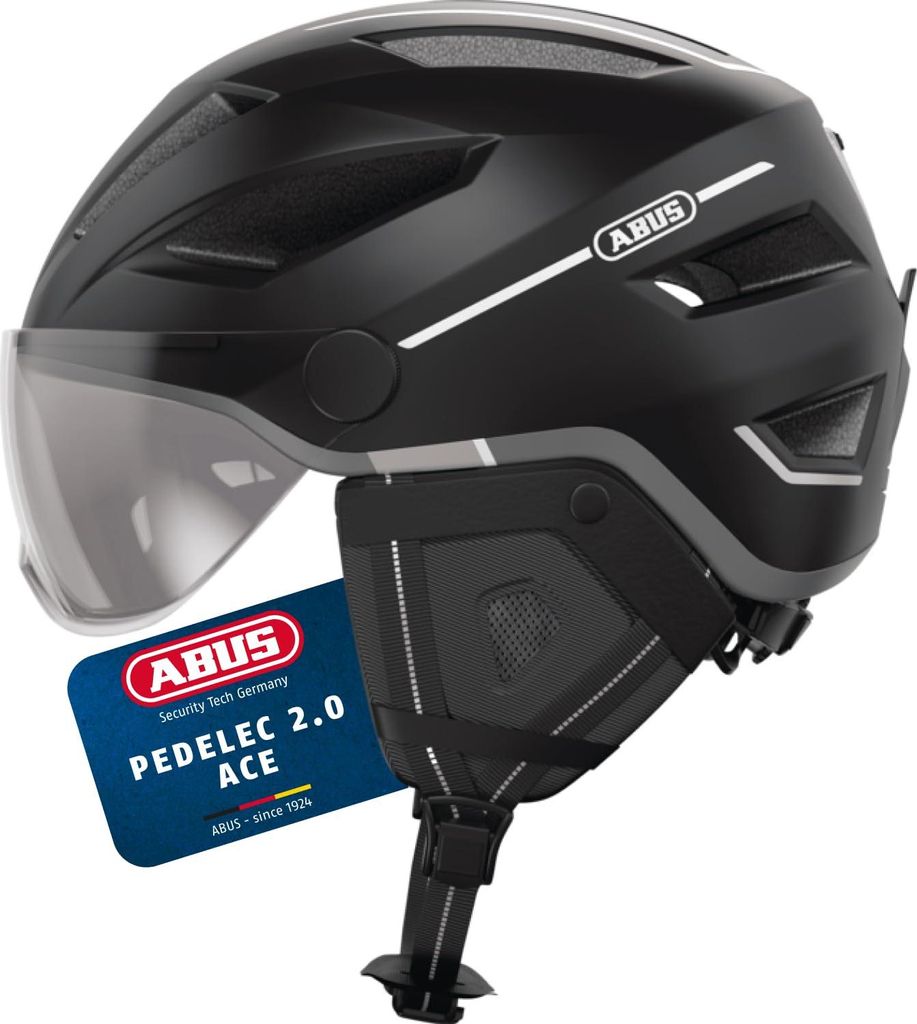 ABUS kask miejski Pedelec 2.0 ACE - kask rowerowy z tylnym Zdjęcie produktu 