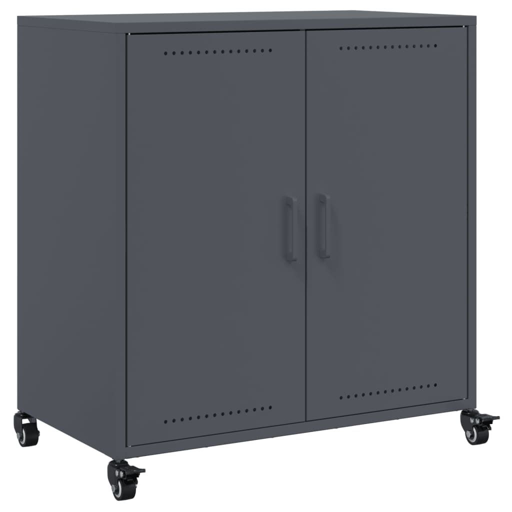 Sideboard Anthrazit 68x39x72 cm Stahl