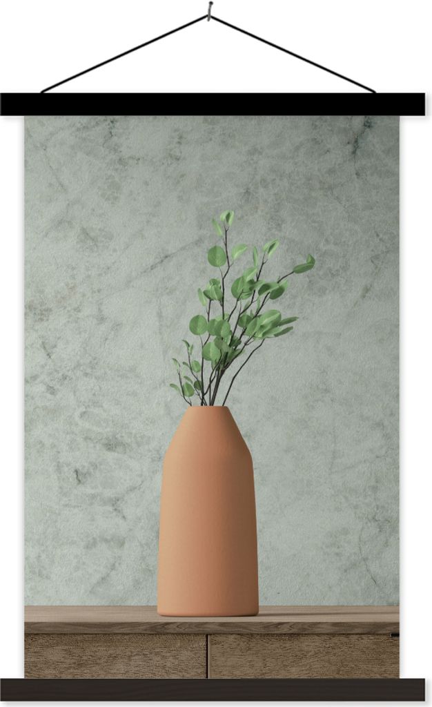 MuchoWow® Textilposter Vase - Pflanzen - Stilleben 120x180 Produktbild 