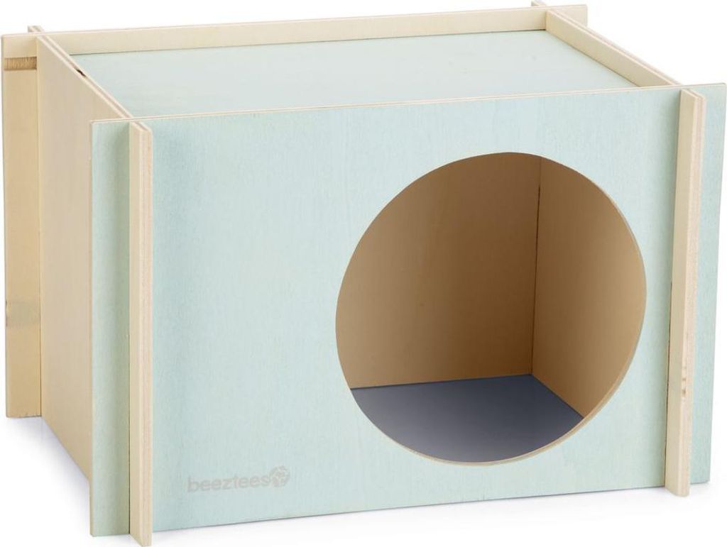 Beeztees Nagerhaus Bildup - Nager - Holz - M - 28x20x18 cm