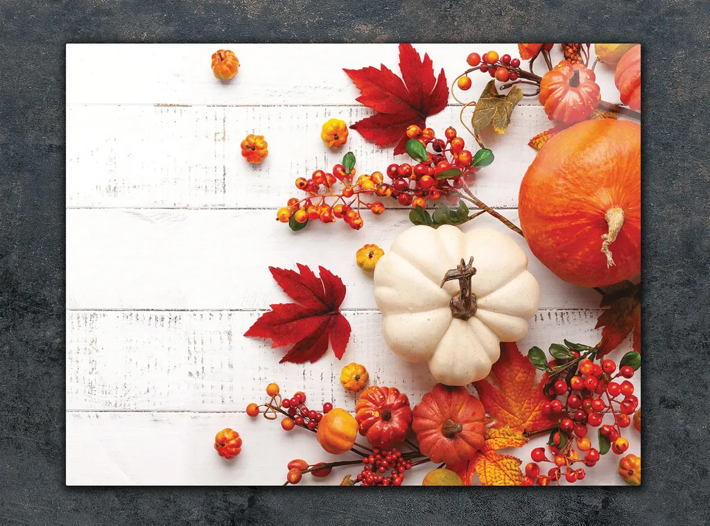 Tagliere Vetro Temperato 40x30 Zucca | Superficie Antimicrobica - 3