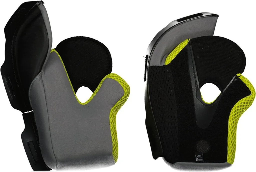 Mousses de Joues Intérieures pour Casque Klim Krios Pro XL 20 mm Noir