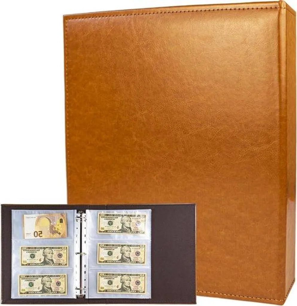 Pochette A4 anti-perte pour bons d'achat et euros - 30 protections