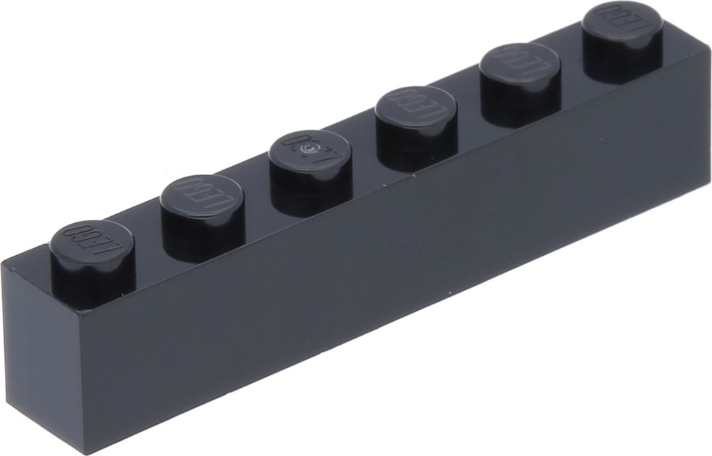 Lego 100 Stück 3009 Stein Brick 1x6 Part Basic Steine 100 Schwarz