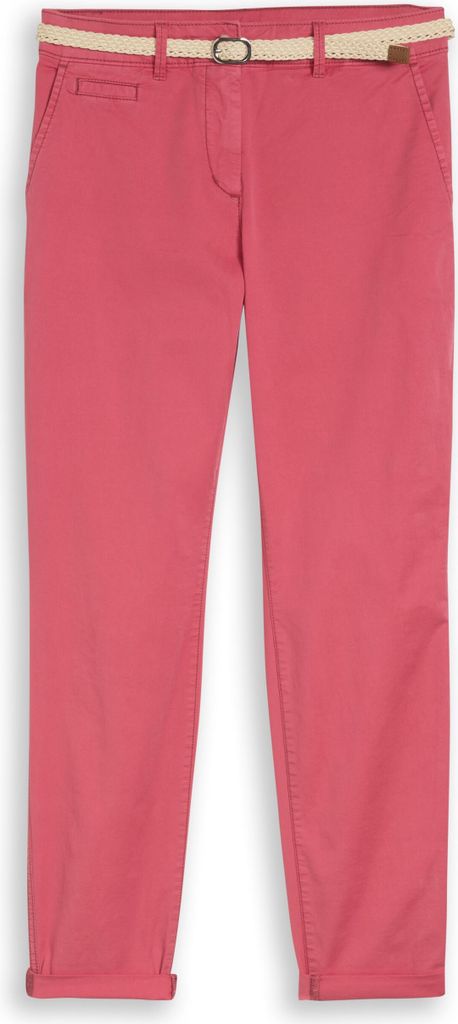 Slim Chino Hose mit Gürtel