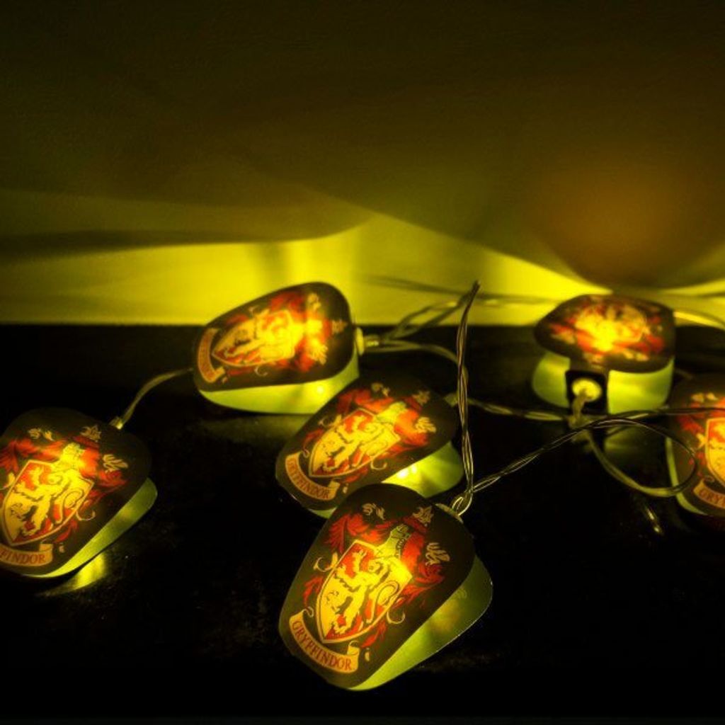Guirlande lumineuse de Noël Harry Potter Gryffindor Crests Image du produit 