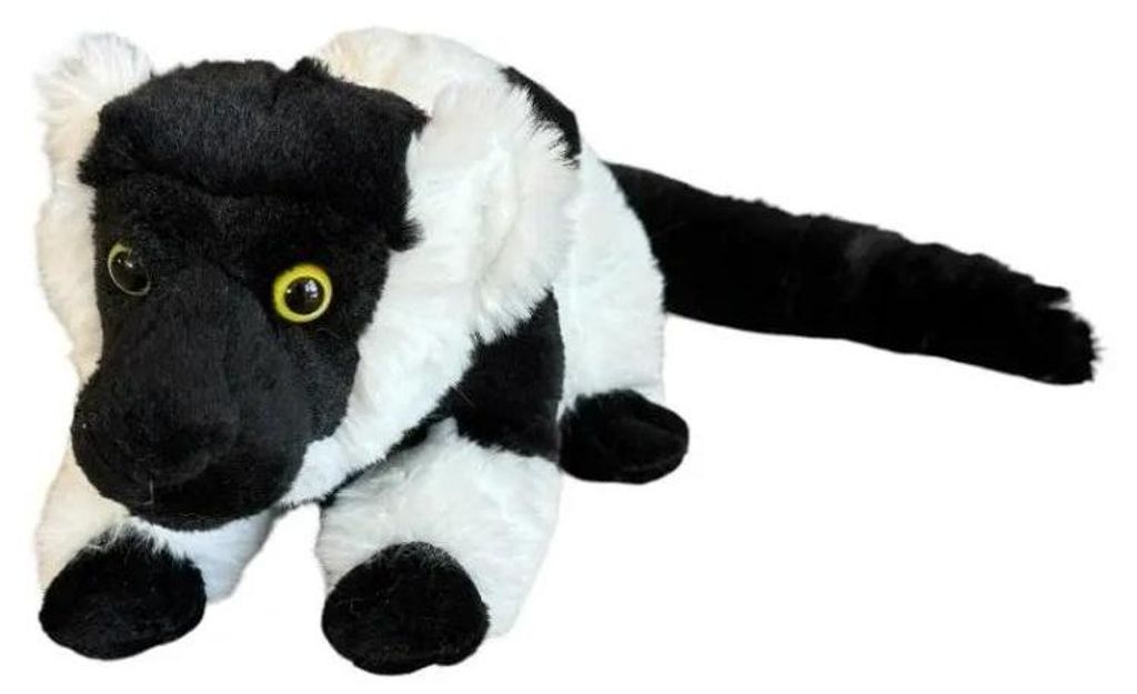 Schwarz-weißer Vari-Lemur, 25 cm – Dubi