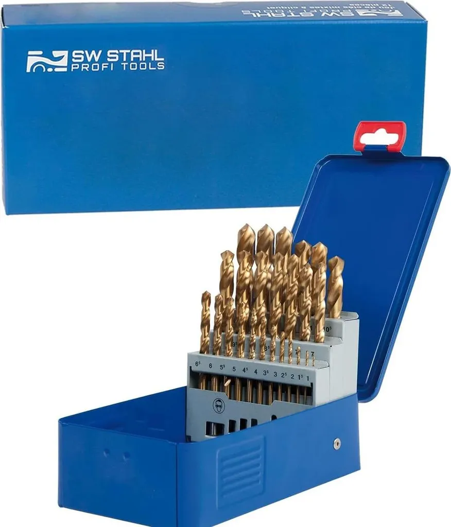 Forets métaux SW-Stahl 80525L anti-chauffe en titane pour perçage net