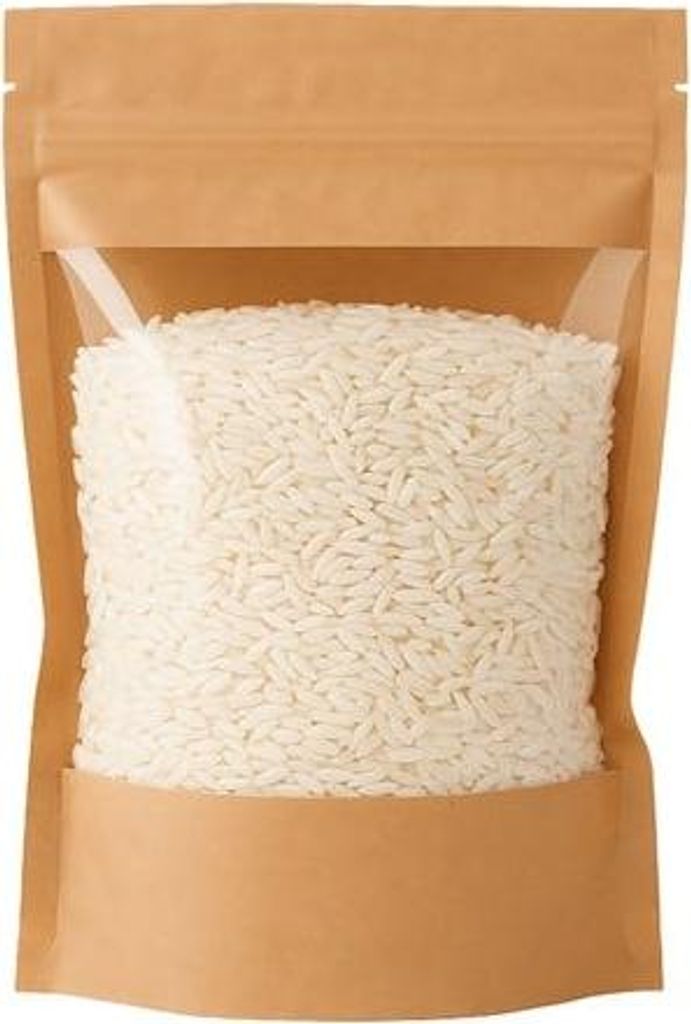 Doypack ECO KRAFT – Großes Fenster – 750 ml – 100 Stück