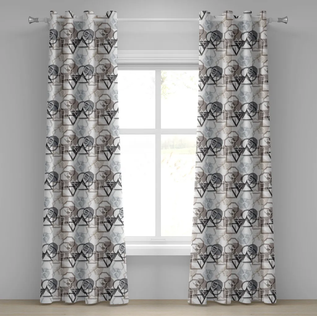 ABAKUHAUS Tenda Astratta Moderna 280x175cm | Design Poligonale