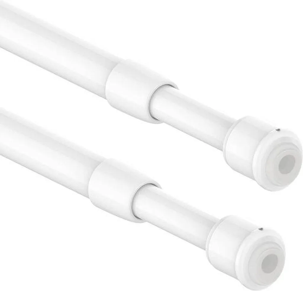 Petite tringle télescopique 40-70 cm métal robuste fixation par pression